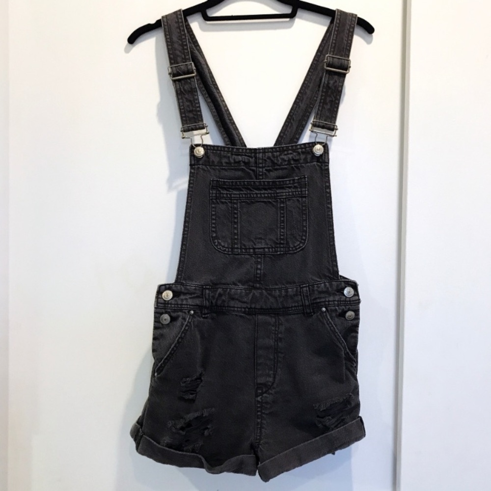 Black overalls